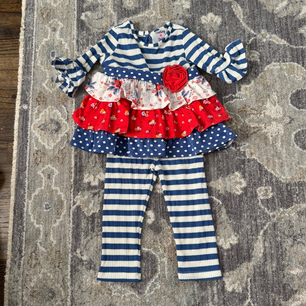 Baby girl matching set